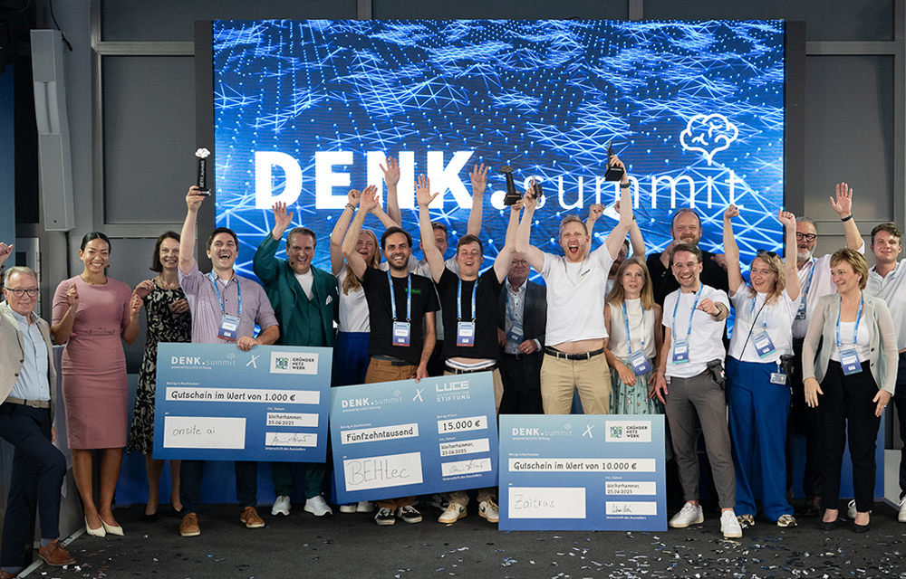 Gewinner Denk.Summit Pitch-Wettbewerb 2025